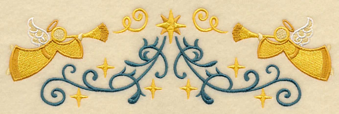 Trumpeting Angel Border - Image 2