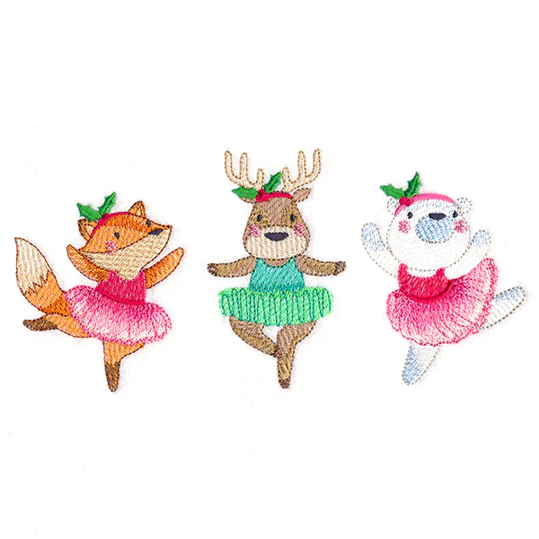Twirling Christmas Ballerinas Trio - Image 5