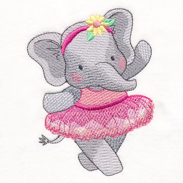 Twirling Elephant Ballerina - Image 3
