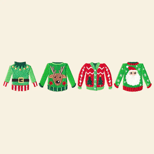 Ugly Christmas Sweater Border - Image 2