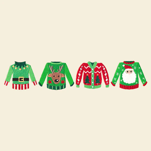 Ugly Christmas Sweater Border - Image 5