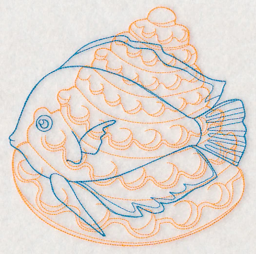 Underwater Discus Fish Medallion - Image 2