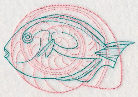 Underwater Surgeonfish Medallion 1 - Image 3