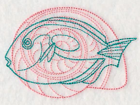Underwater Surgeonfish Medallion 1 - Image 5