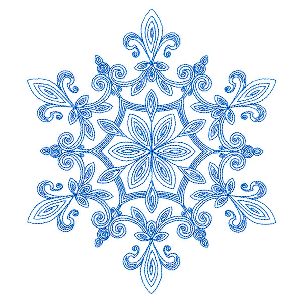 Very Merry Swirls - Snowflake - Image 2