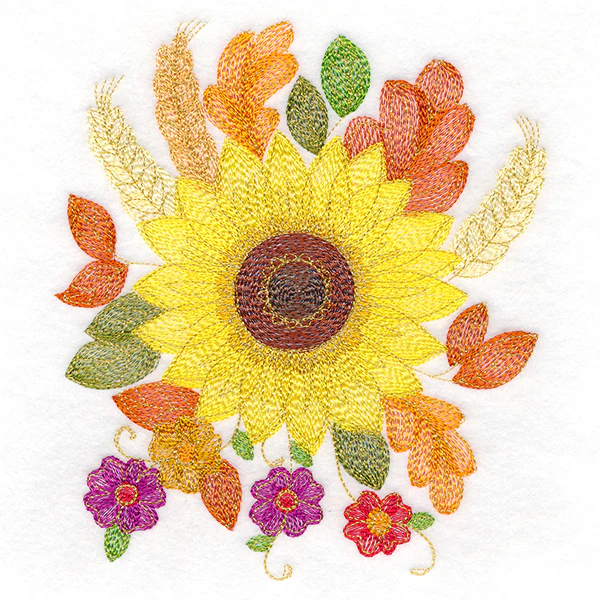 Vibrant Fall Sunflower Bouquet - Image 3
