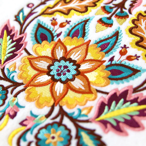 Vibrant Jacobean Autumn Medallion - Image 4