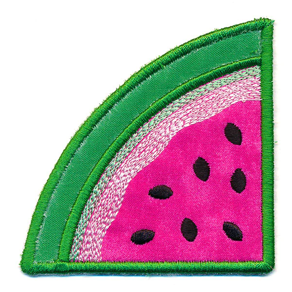 Watermelon Corner Bookmark (In-the-Hoop) - Image 2
