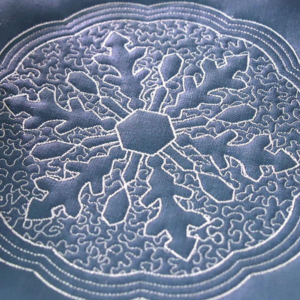 Winter Beauty Snowflake (Trapunto) - Image 8