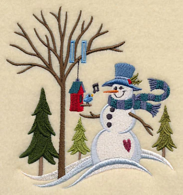 Winter Meadow Snowman (Add Ribbon) - Image 4