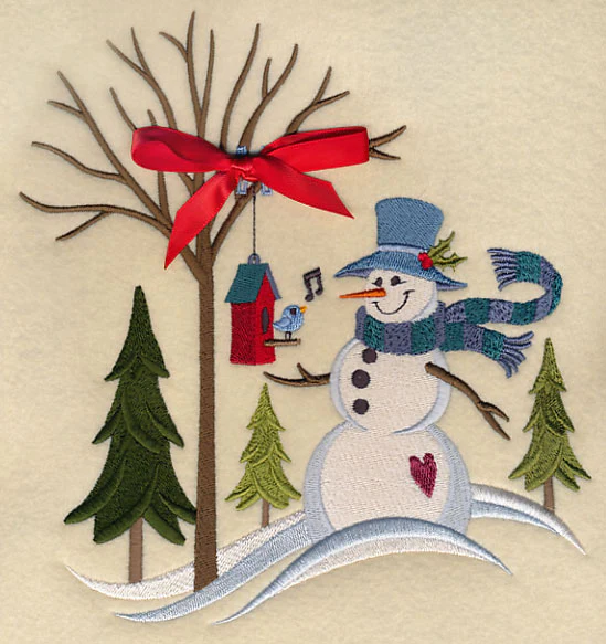 Winter Meadow Snowman (Add Ribbon) - Image 5