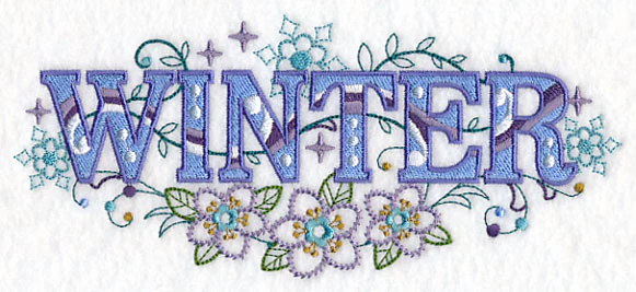 Winter with Vintage Flower Fade - Image 3