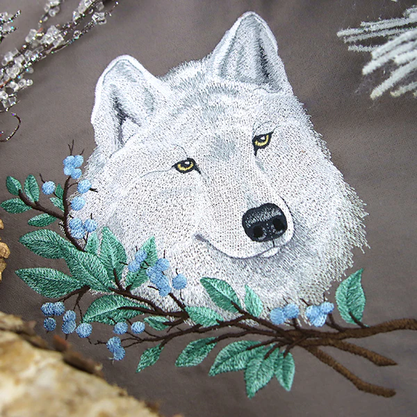Wolf in Winter Branches - Image 9