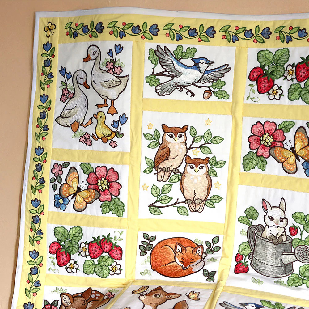 Woodland Animals Quilt Design Pack - Image 4