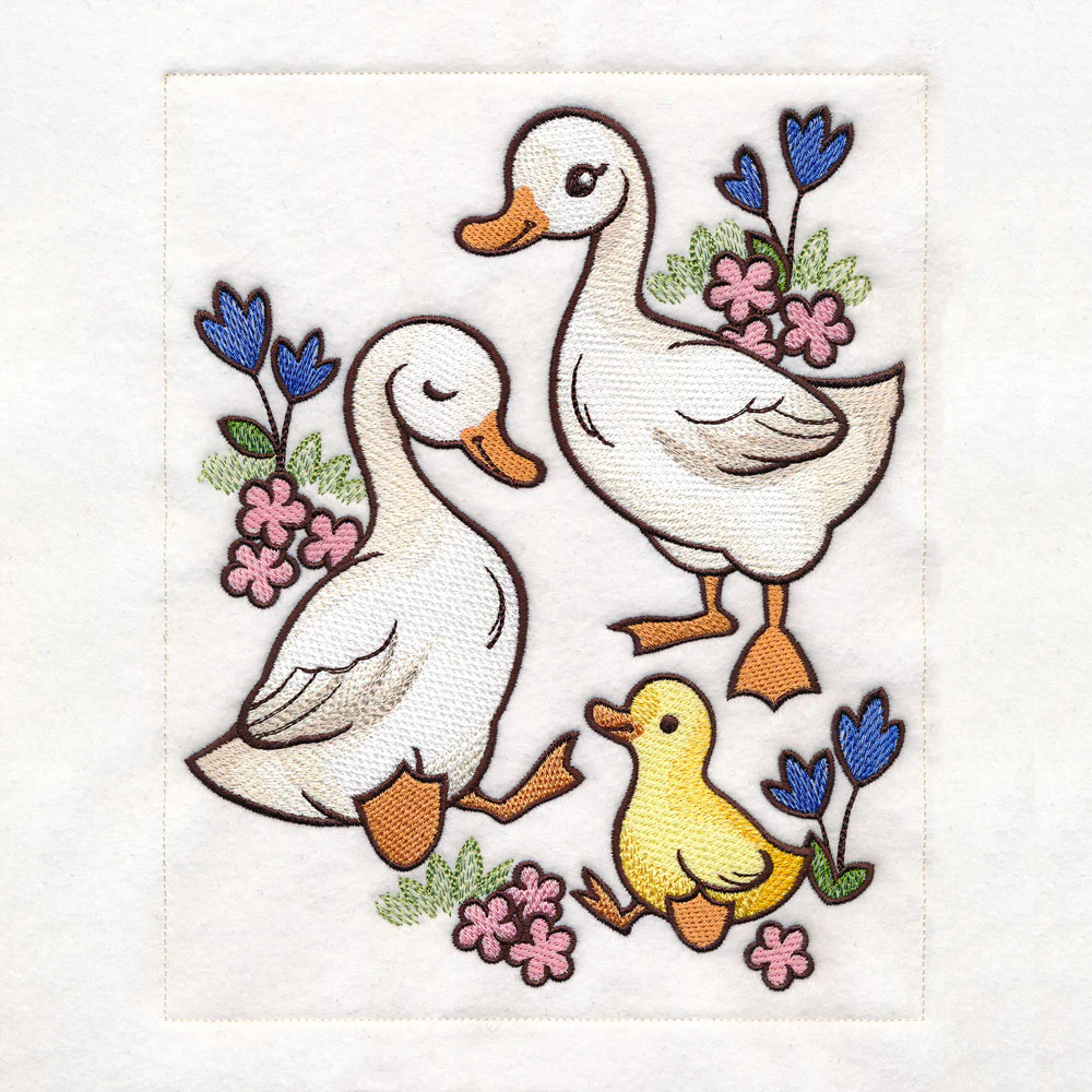 Woodland Animals Quilt - Ducks - Image 5