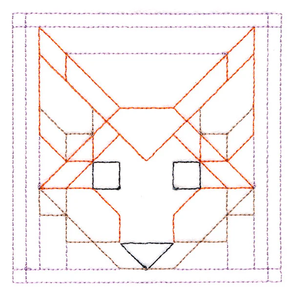 Woodland Animals Quilting - Fox (Double Run) - Image 5