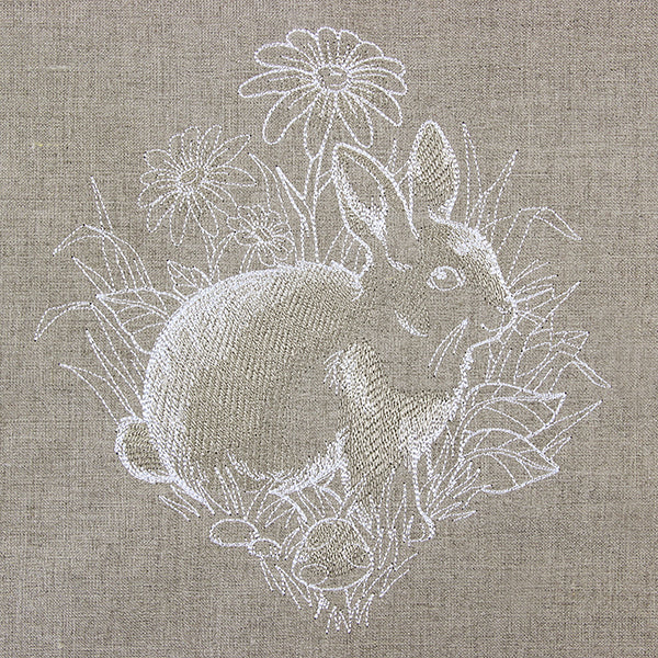 Woodland Bunny Etching - Image 5