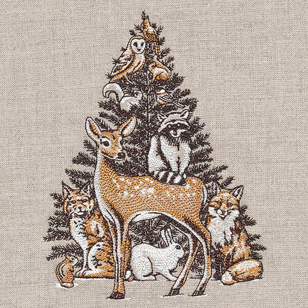 Woodland Christmas Animal Stack - Image 7