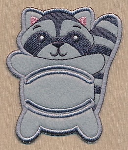 Woodland Raccoon Napkin Holder (In-the-Hoop) - Image 2