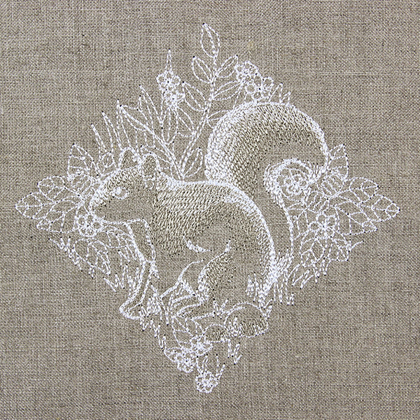 Woodland Squirrel Etching - Image 4