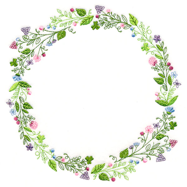 Woodland Wildflower Wreath - Image 2
